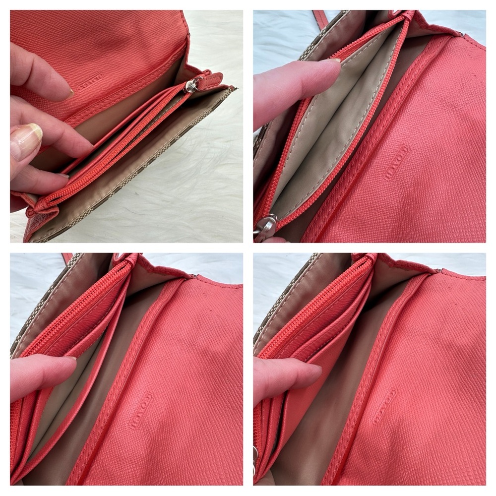 💰SALE💰 EUC Coach Avery Signature Canvas/Leather Mini Crossbody Bag - Picture 15 of 15